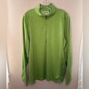 OGIO Men’s 1/4 Zip Pullover Shirt Size XL Lime Green